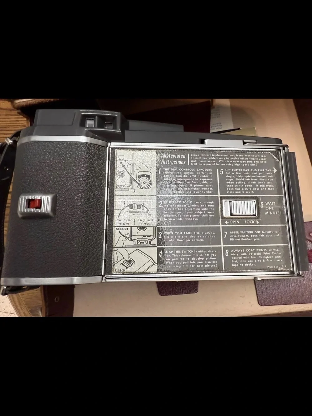 Polaroid Land Vintage Camera Model 150 - Folding Front w/case & accessories